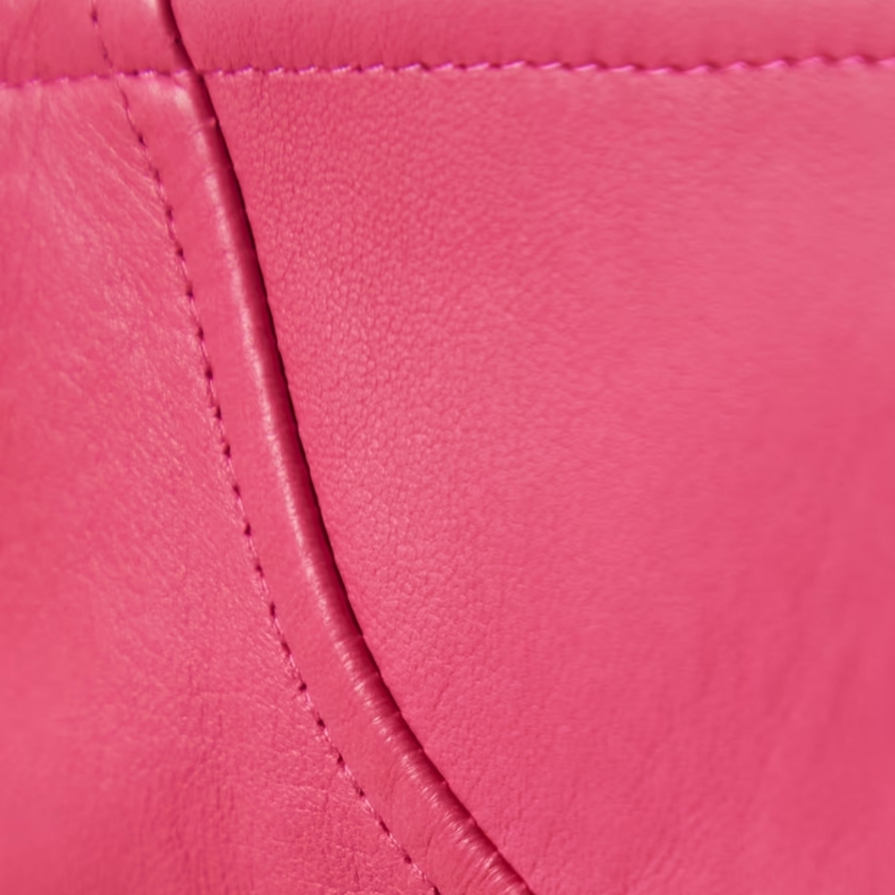 Pink leather adjustable bustier top - Picture 8 of 10
